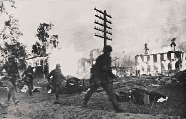 Russerne rykker inn i Wien