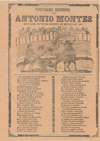 Publicación "Hoja de México".