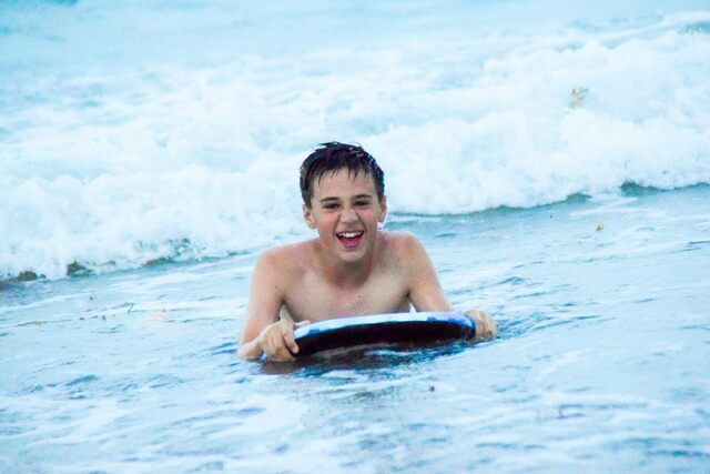 I learned how to surf