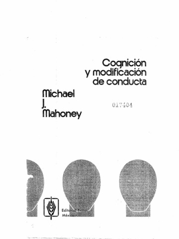 Cognition and Behavior Modification