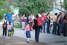 Entré a la primaria, fue muy bonito porque estaban mis compañeros del kinder