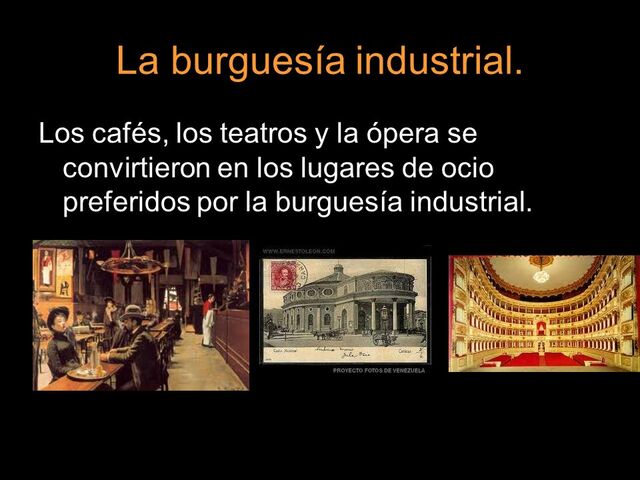 La burguesía industrial y comercial