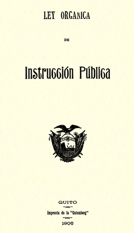 Ley Orgánica de Instrucción Pública