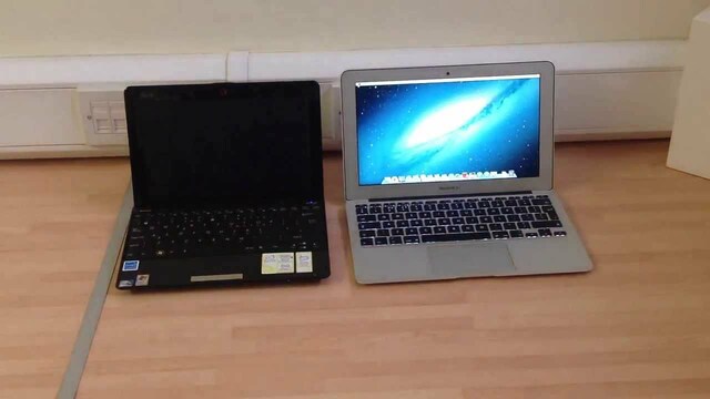 MacBook Air y el Asus Eee PC