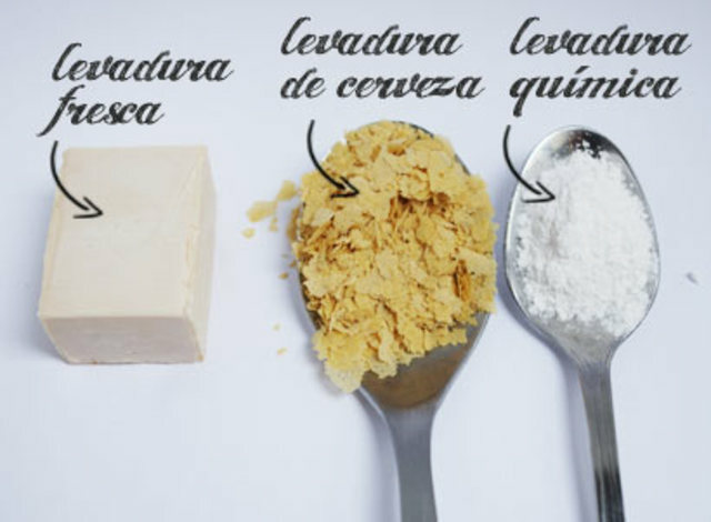 Levadura química o polvo de hornear
