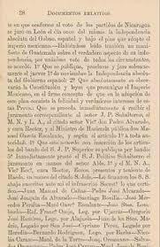 La acta de independencia.