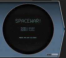 Criação do primeiro videojogo de computador Space War.