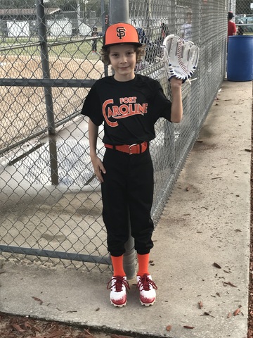 Aidan Started T-Ball Age Seven