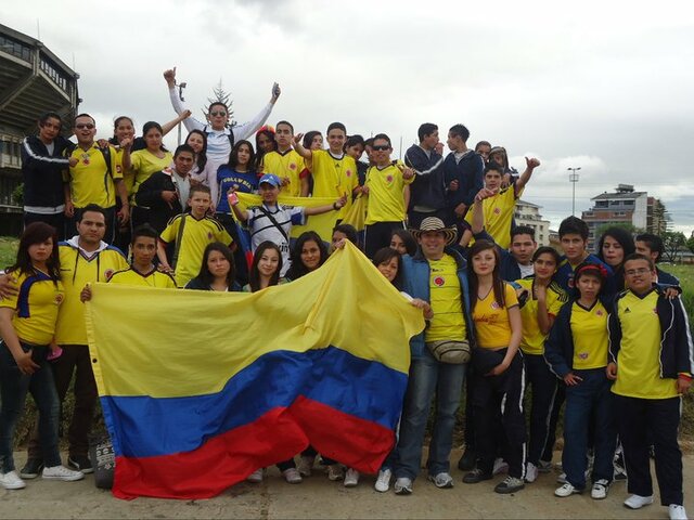 Colombia soccer match