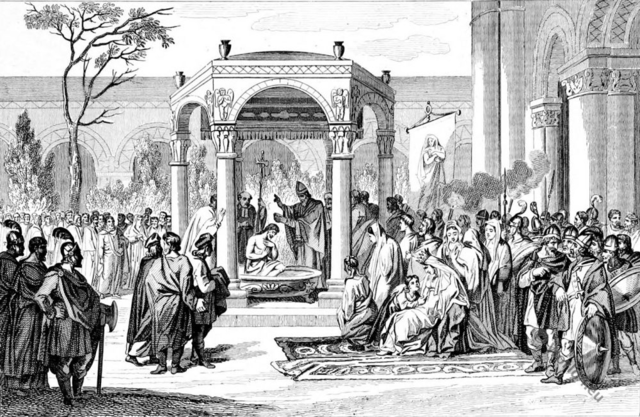 CLOVIS MEROVINGIAN DYNASTY STARTS