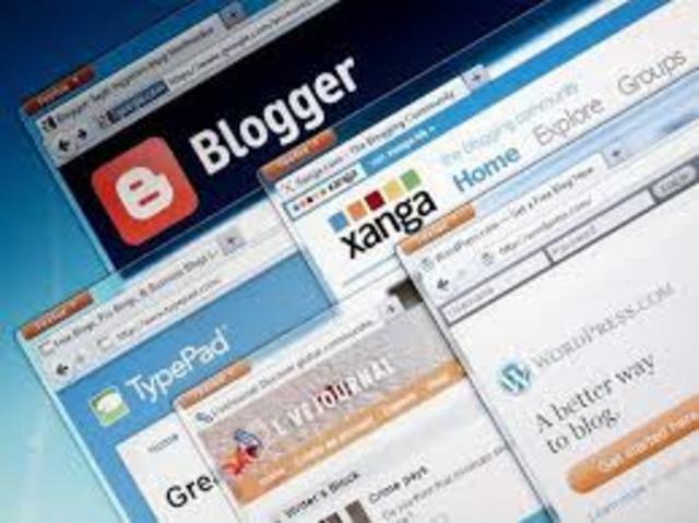 Apenas hay unos pocos blogs en las blogosfera