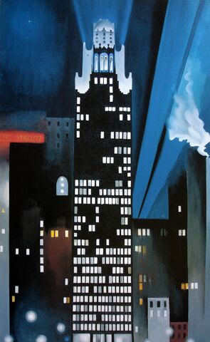 "The Radiator Building" por Georgia O´Keefe.