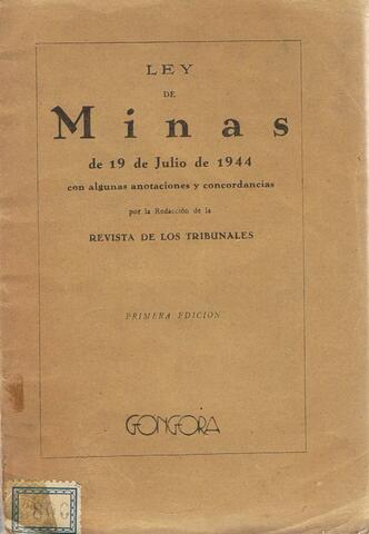 Ley de Minas