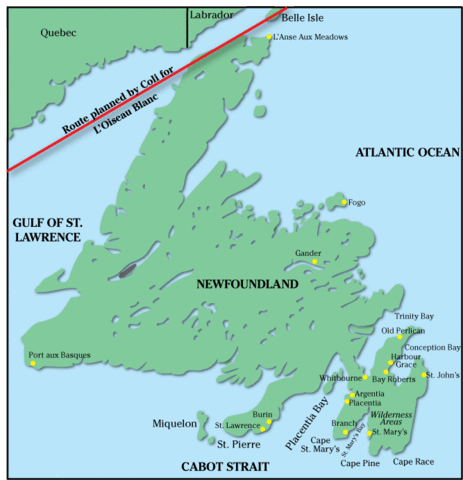 Cartier lands in Newfoundland