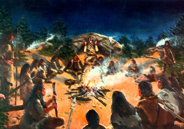 First People cross into the Americas 18,000 BC