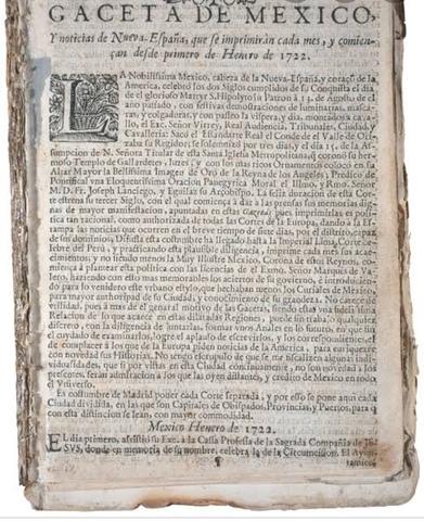 Nace el gazzete el primer periódico impreso