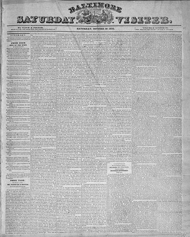 "Manuscrito hallado en una botella" de Edgar Allan Poe.