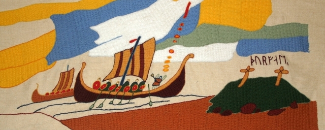 Vikings land in L'Anse aux Meadows