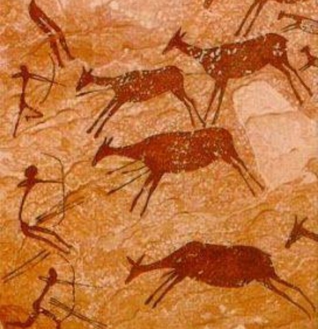 Inicios de la pintura rupestre
