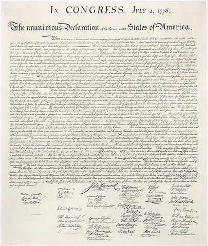 Declaration Of Independance