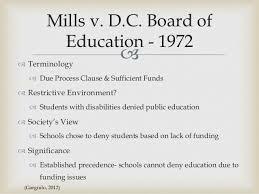 Mills v. Board of Education