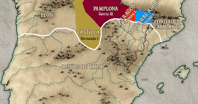 Division del Reino de Pamplona