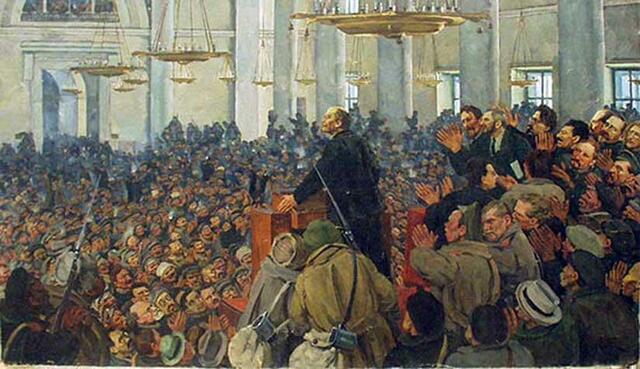 The April crisis. The return of Lenin with the April theses.