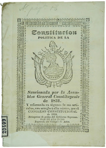 CONSTITUCIÓN DE 1834
