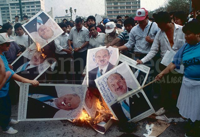 Golpe de Estado a Jorge Serrano Elías