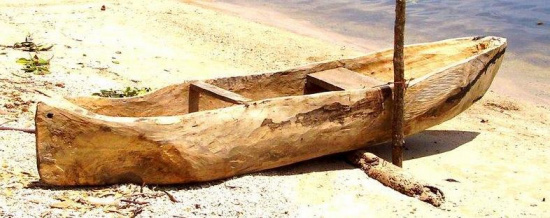 canoa de madera