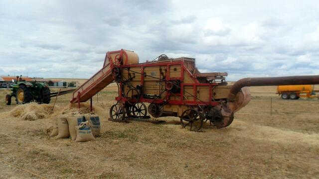 Invención de la trilladora