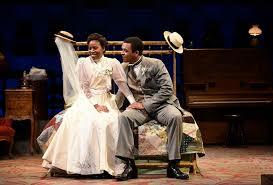 Writes a play called "Intimate Apparel"