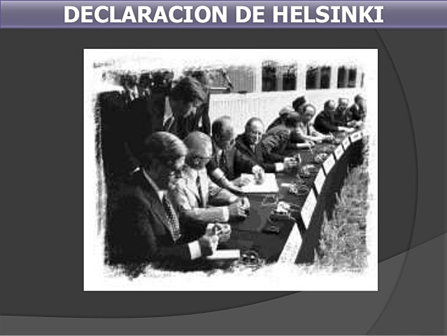 Enriquecimiento con la declaración de Helsinki