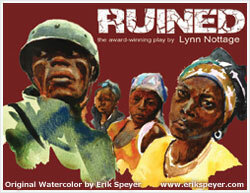 Writes a Play called "Ruined"