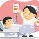 27144521 cartoon of nurse helping child patient stock vector