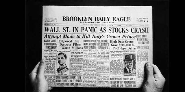 EL LLAMADO CRASH O CRAC DEL 29 (1929)