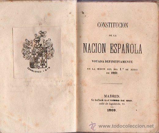 La constitución de 1869