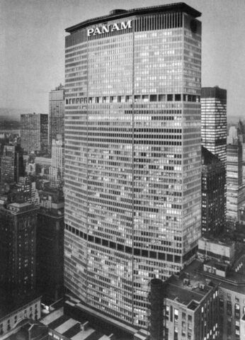 Pan-Am Building. (200 Park Av. New York) por Walter Gropius.
