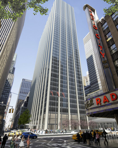 1271 Avenue of the Americas. por Wallace Harrison.