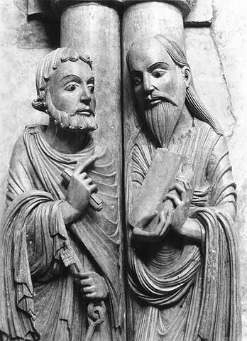 Esculturas de la Cámara Santa de Oviedo