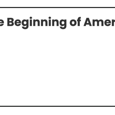 Timeline: The Beginning of America