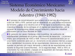 1982 Hacia un cambio de modelo