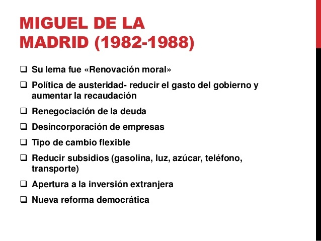 1988 Hacia un cambio de modelo