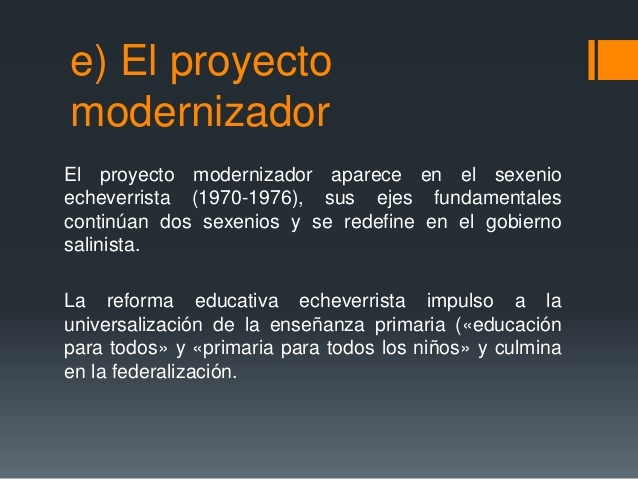 1988 El modelo modernizador