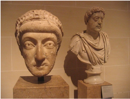 Teodosio II sucede a Arcadio como emperador romano de Oriente