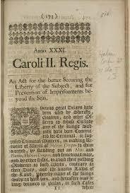 la Ley de Habeas Corpus