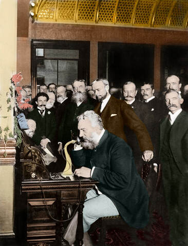 Alexander Graham Bell patents his telephone.