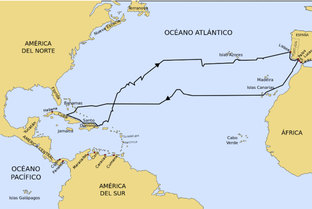 primera expedición de Colón