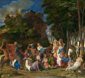 Giovanni Bellini (1427 - 1516) et Titien (1490 - 1576) : La Festa degli Dei