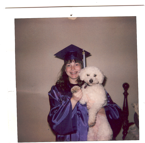 Graduating From Middle School (with my baby Annie)